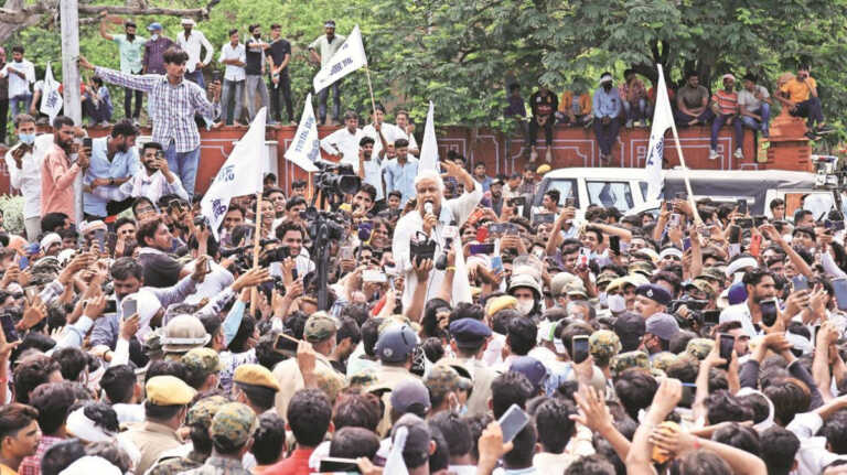 शेखावाटी क्षेत्र के आदिवासी समुदाय ने ST दर्जे की मांग को लेकर जोरदार आवाज़ उठाई 