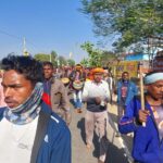 bihar tribal protest against chandan police station