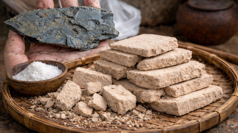 एक गांव जहां के लोग पत्थर शौक से खाते हैं